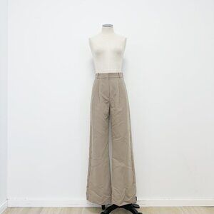 Abercrombie &Fitch Sloane Tailored Wide Leg Pant 25L Stone
